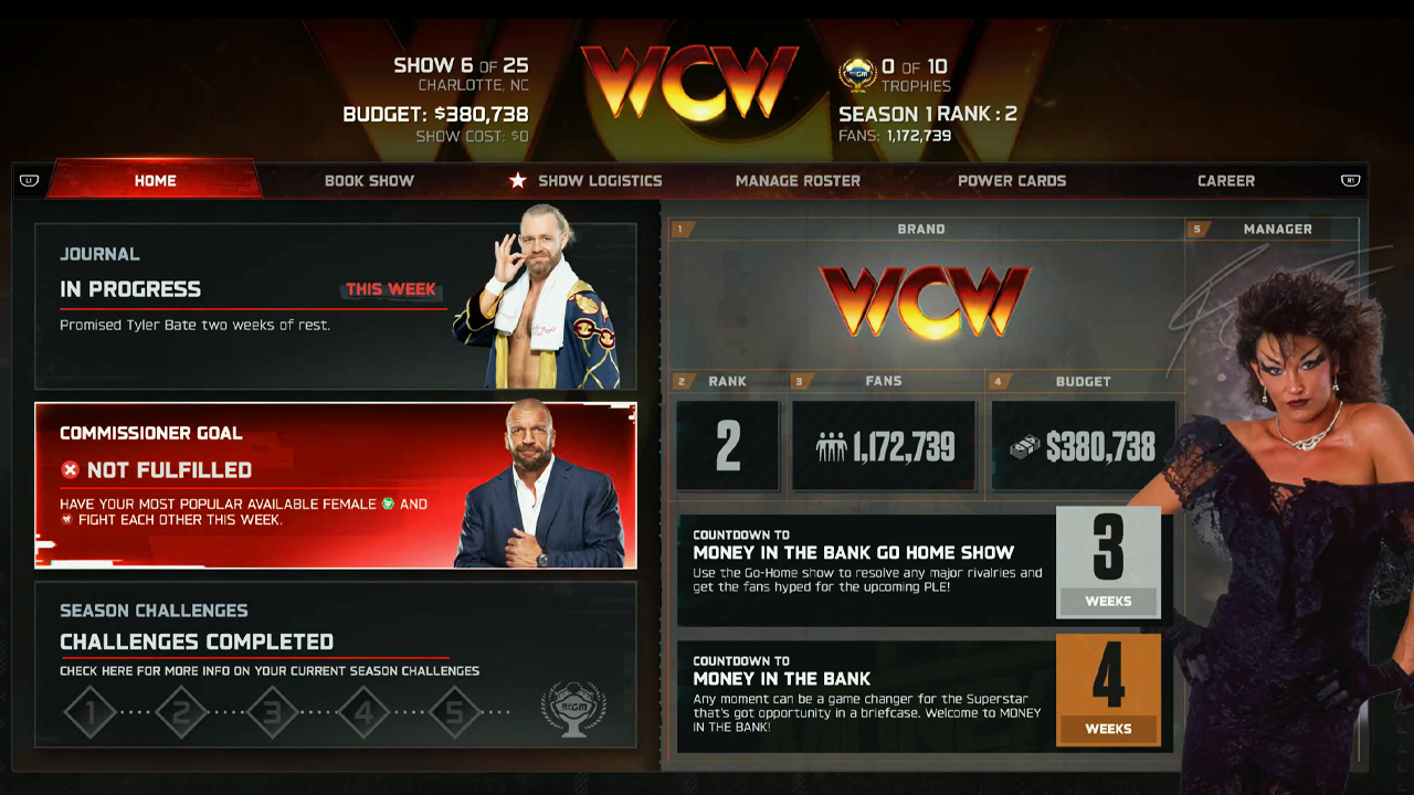 WWE 2K25 MyGM Sensational Sherri