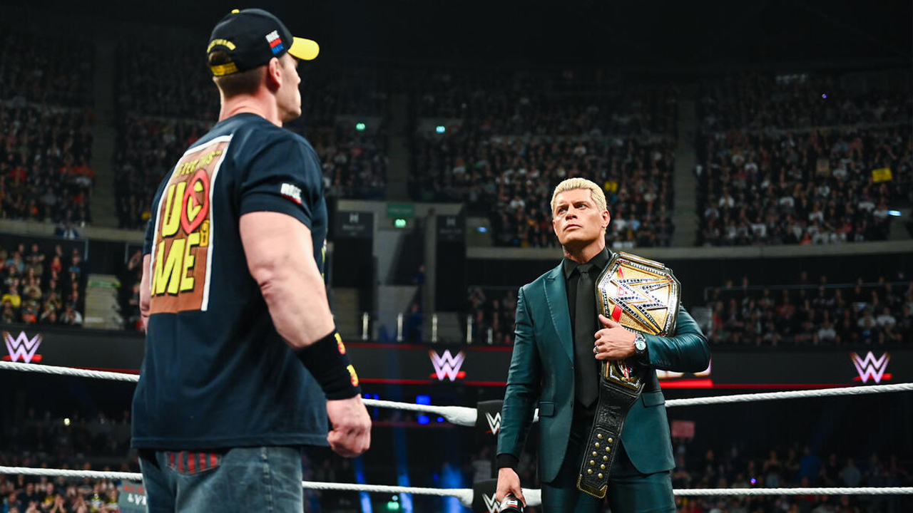 WWE Raw John Cena Cody Rhodes