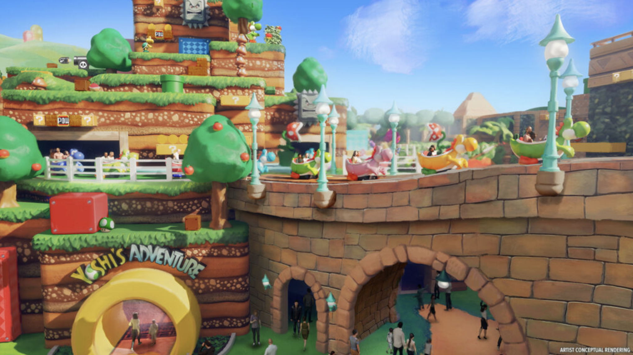 Universal Orlando Resort Epic Universe Super Nintendo World Yoshi