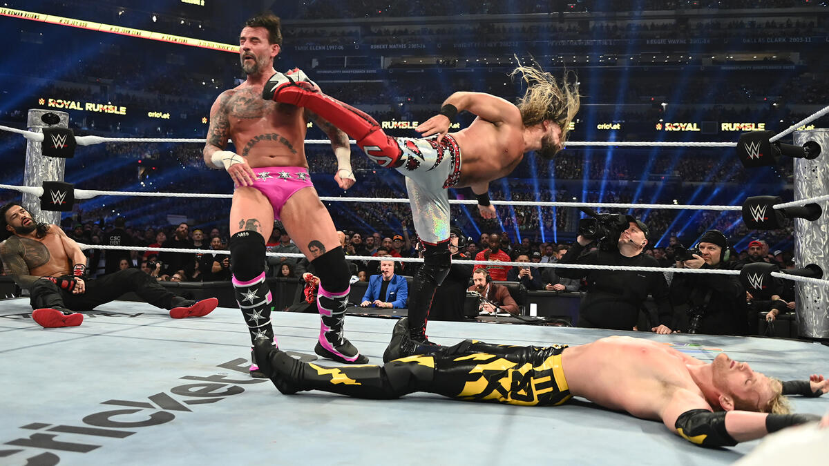 CM Punk Seth Rollins Logan Paul