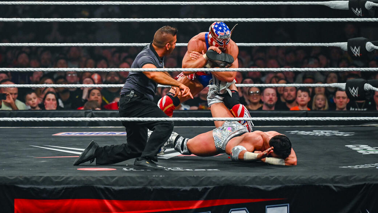WWE Raw Chad Gable El Grande Americano Dragon Lee Unmasked