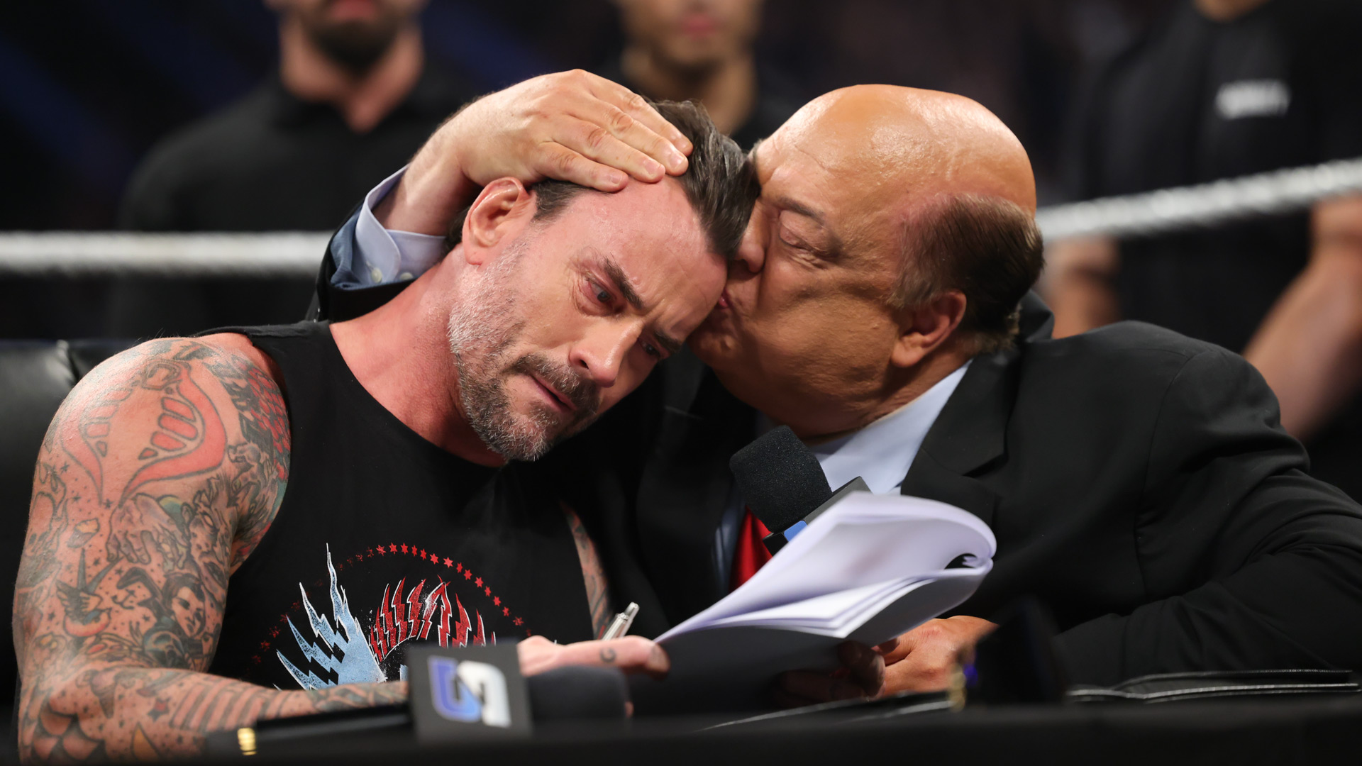 CM Punk Paul Heyman Kiss