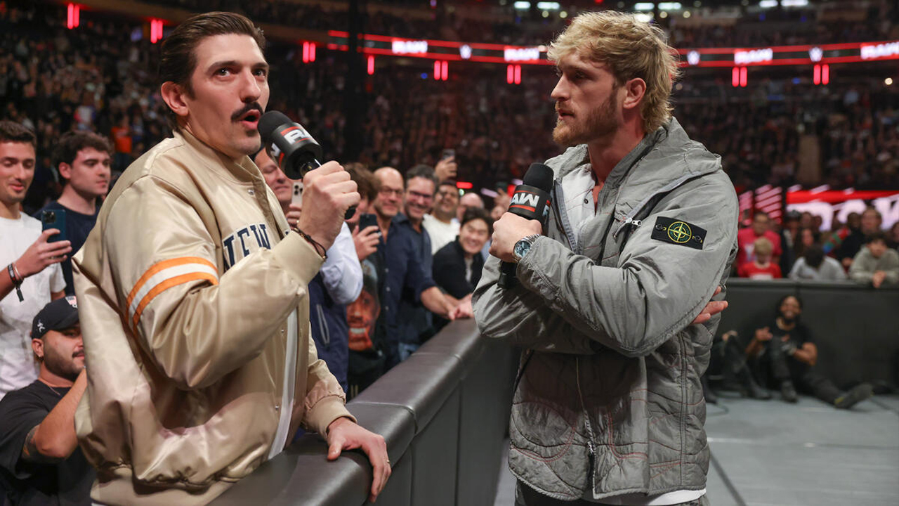 WWE Raw Andrew Schultz Logan Paul