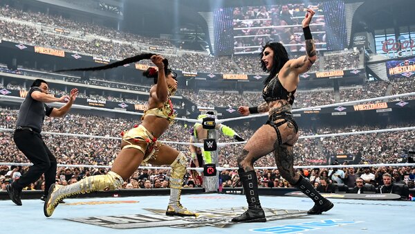 WWE WrestleMania 41 Bianca Belair Rhea Ripley