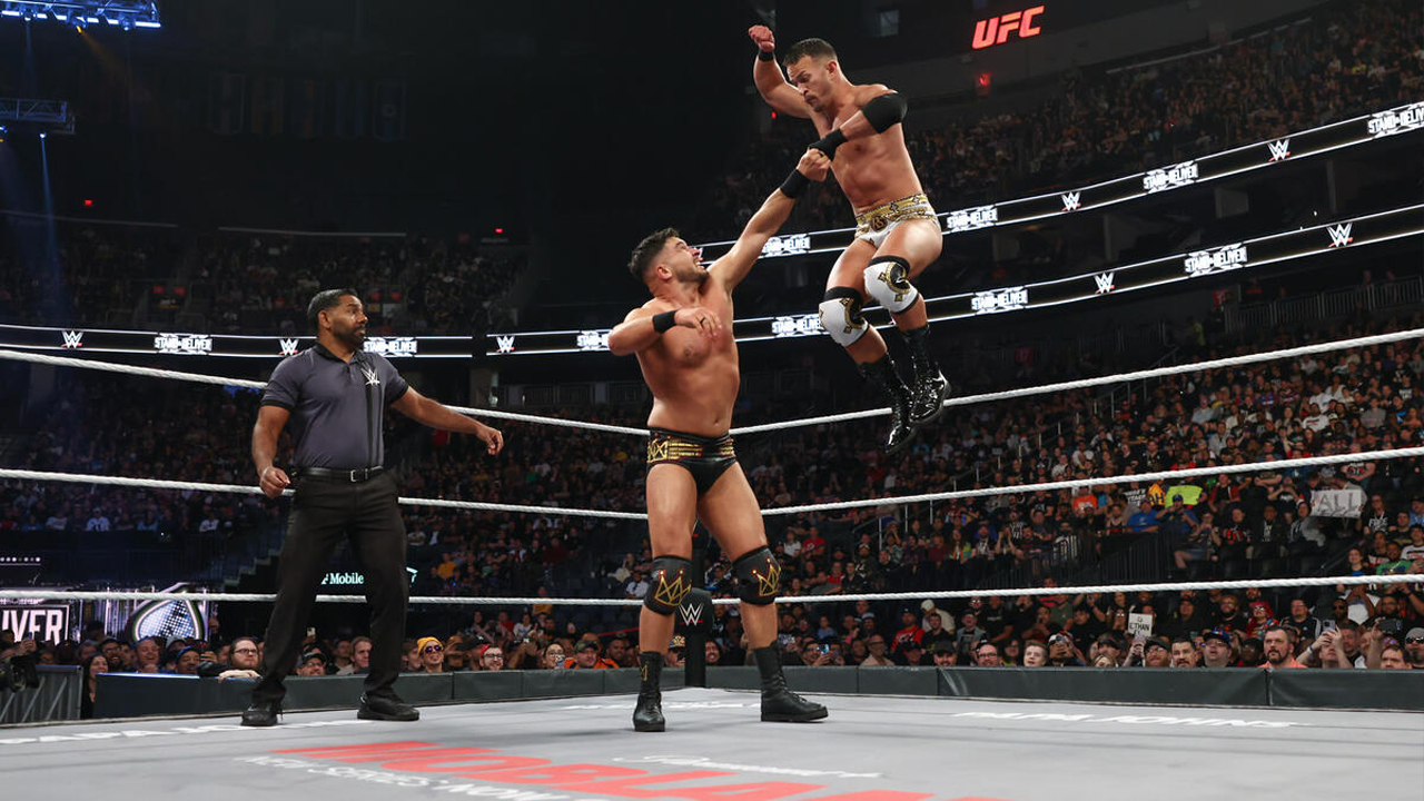 NXT Stand & Deliver 2025 Ethan Page Ricky Saints