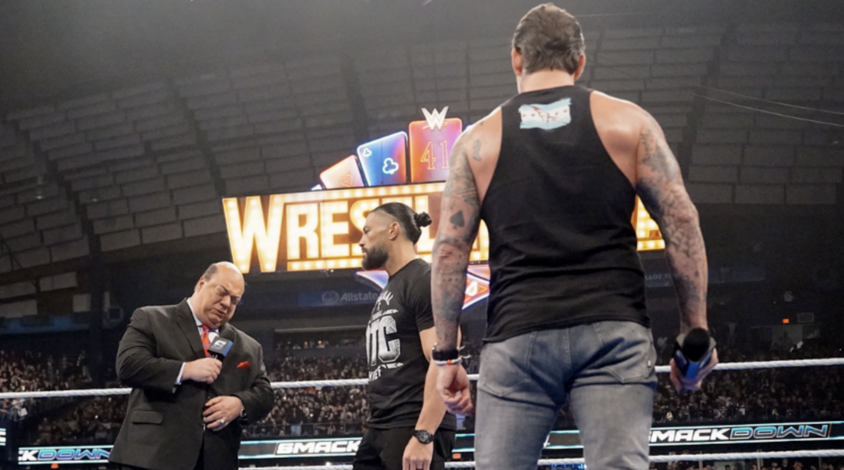 CM Punk Roman Reigns Paul Heyman