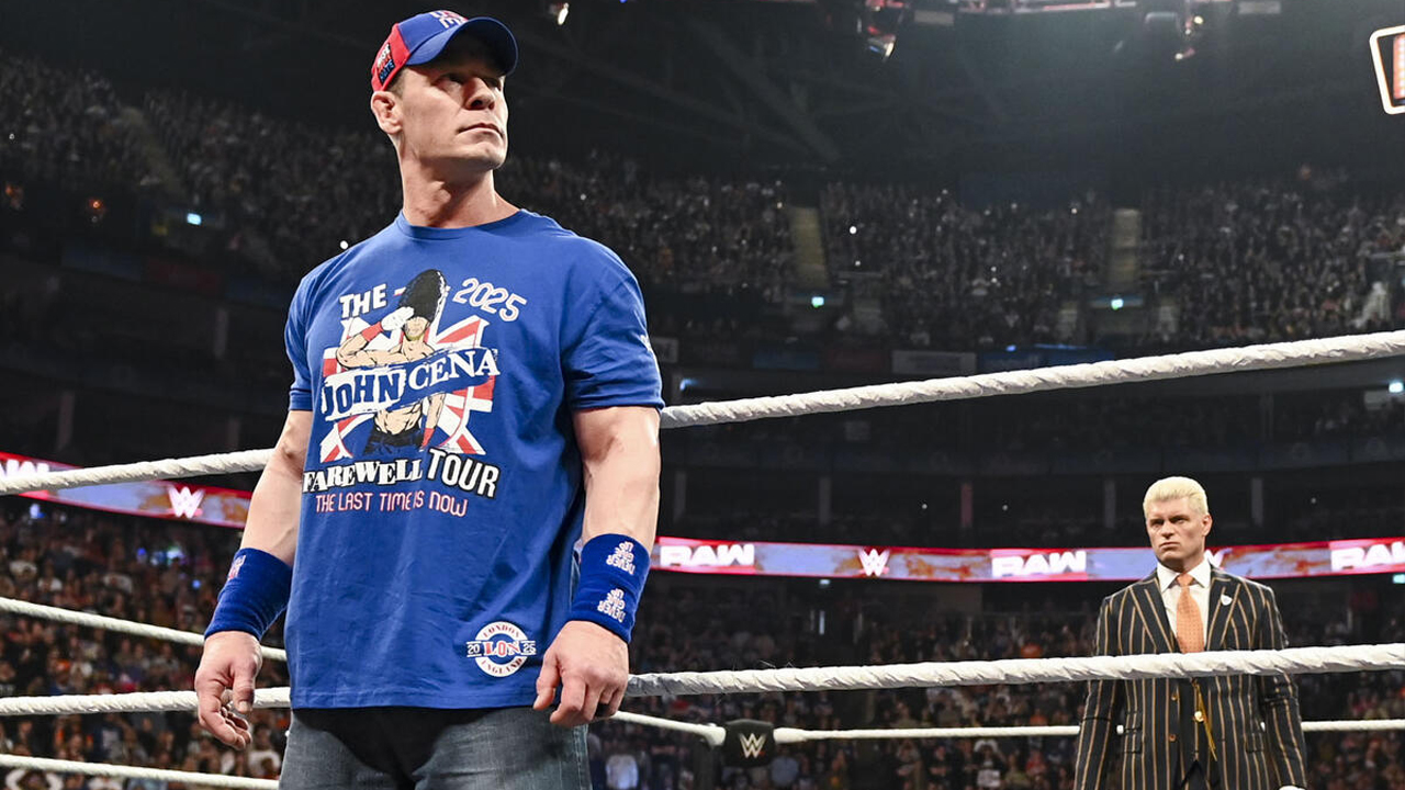 WWE Raw John Cena Cody Rhodes