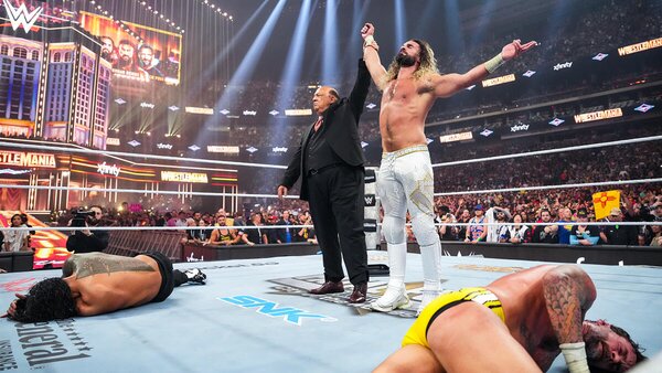 WWE WrestleMania 41 Night 1 Roman Reigns Paul Heyman Seth Rollins CM Punk