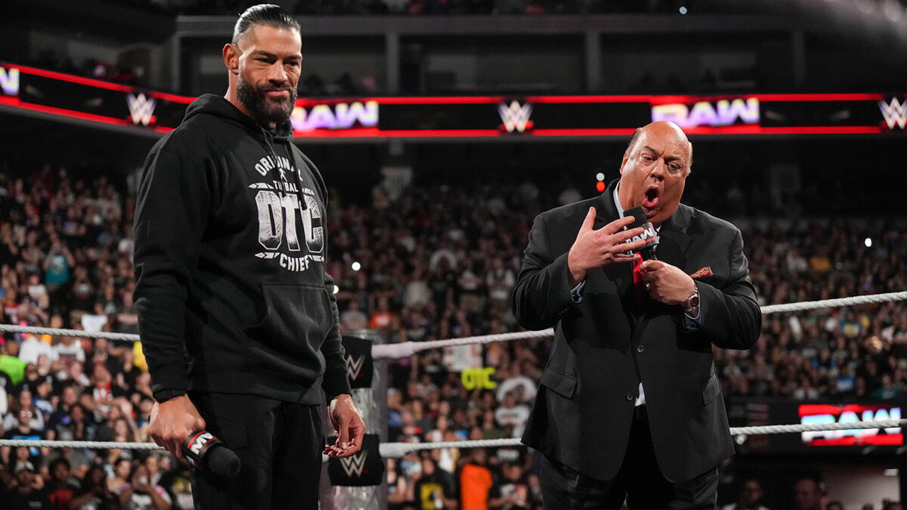 WWE Raw Roman Reigns Paul Heyman