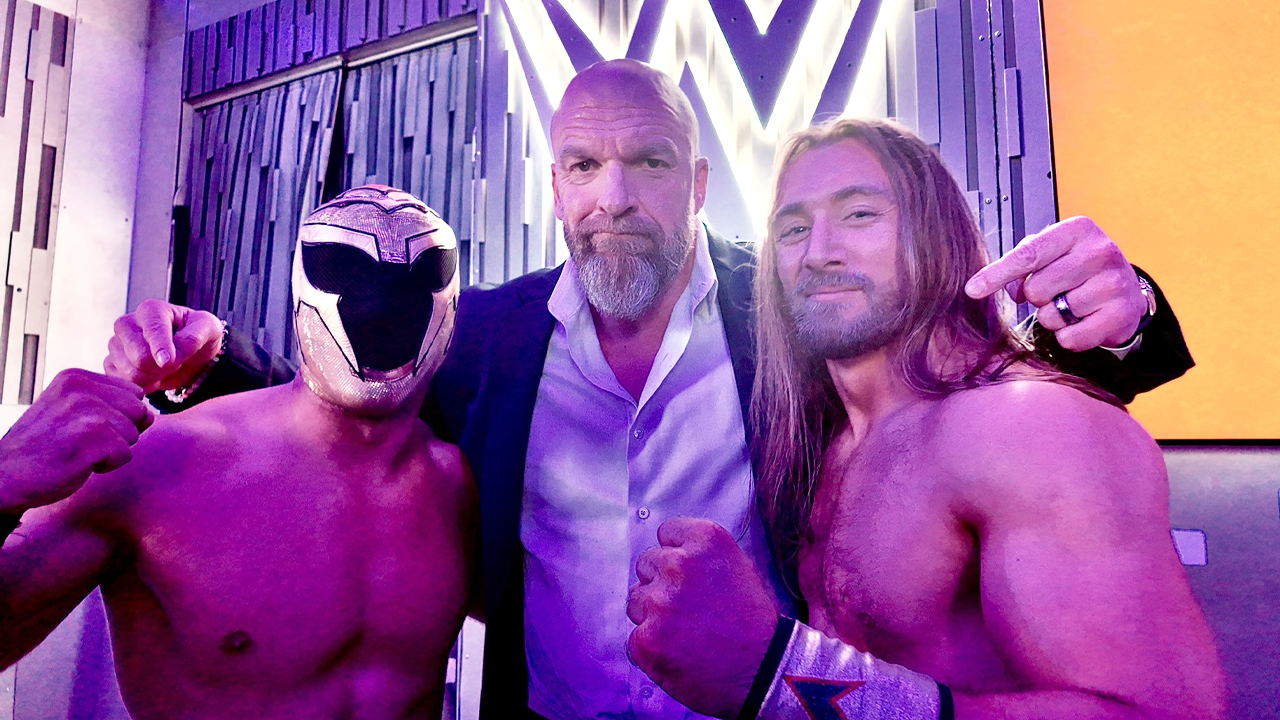 WWE SmackDown Fraxiom Triple H Axiom Nathan Frazer