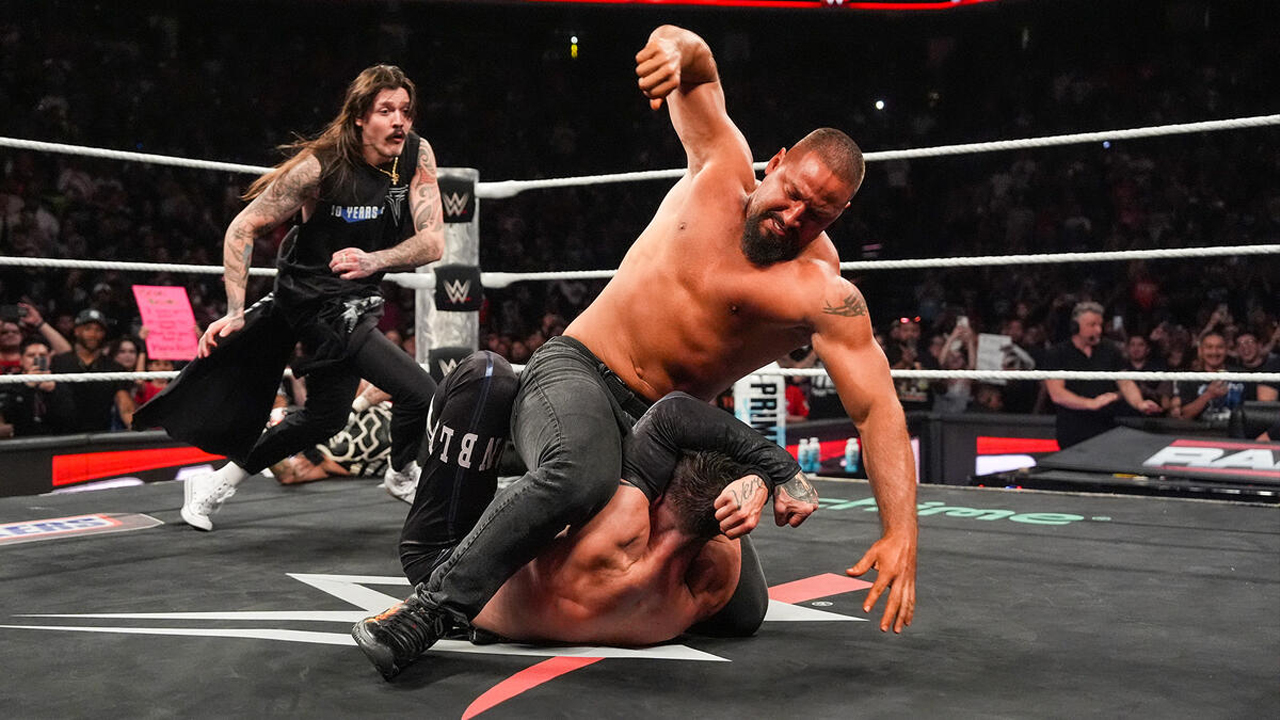 WWE Raw Dominik Mysterio Penta Bron Breakker Finn Balor