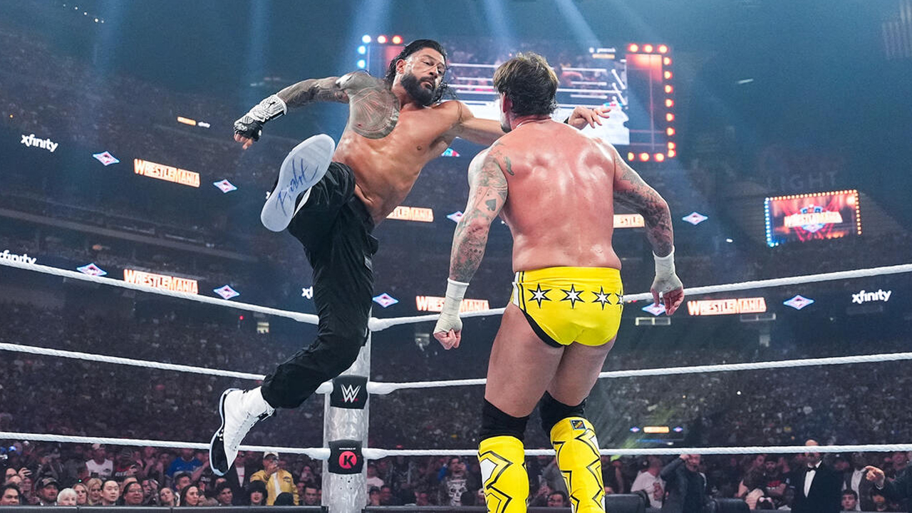 WWE WrestleMania 41 Night 2 Roman Reigns CM Punk