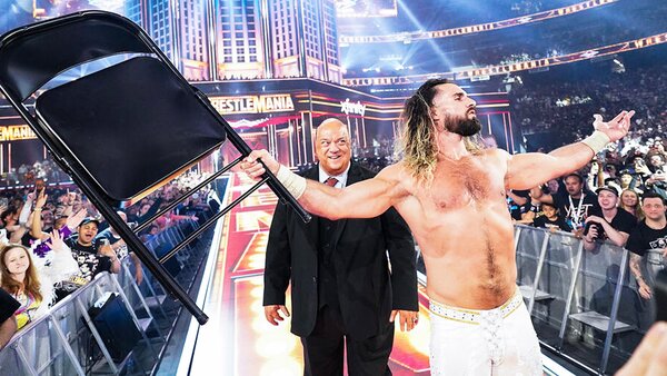 WWE WrestleMania 41 Night 1 Paul Heyman Seth Rollins