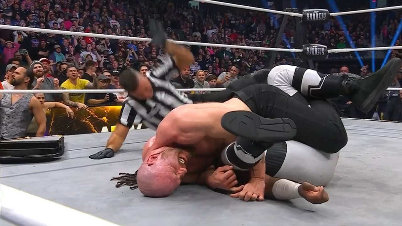 AEW Dynasty 2025 Jon Moxley Swerve Strickland