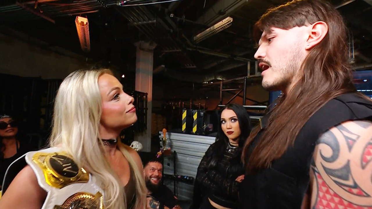 WWE Raw Liv Morgan Roxanne Perez Dominik Mysterio