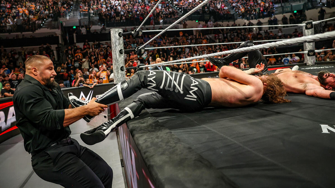 WWE Raw Bron Breakker Sami Zayn Seth Rollins