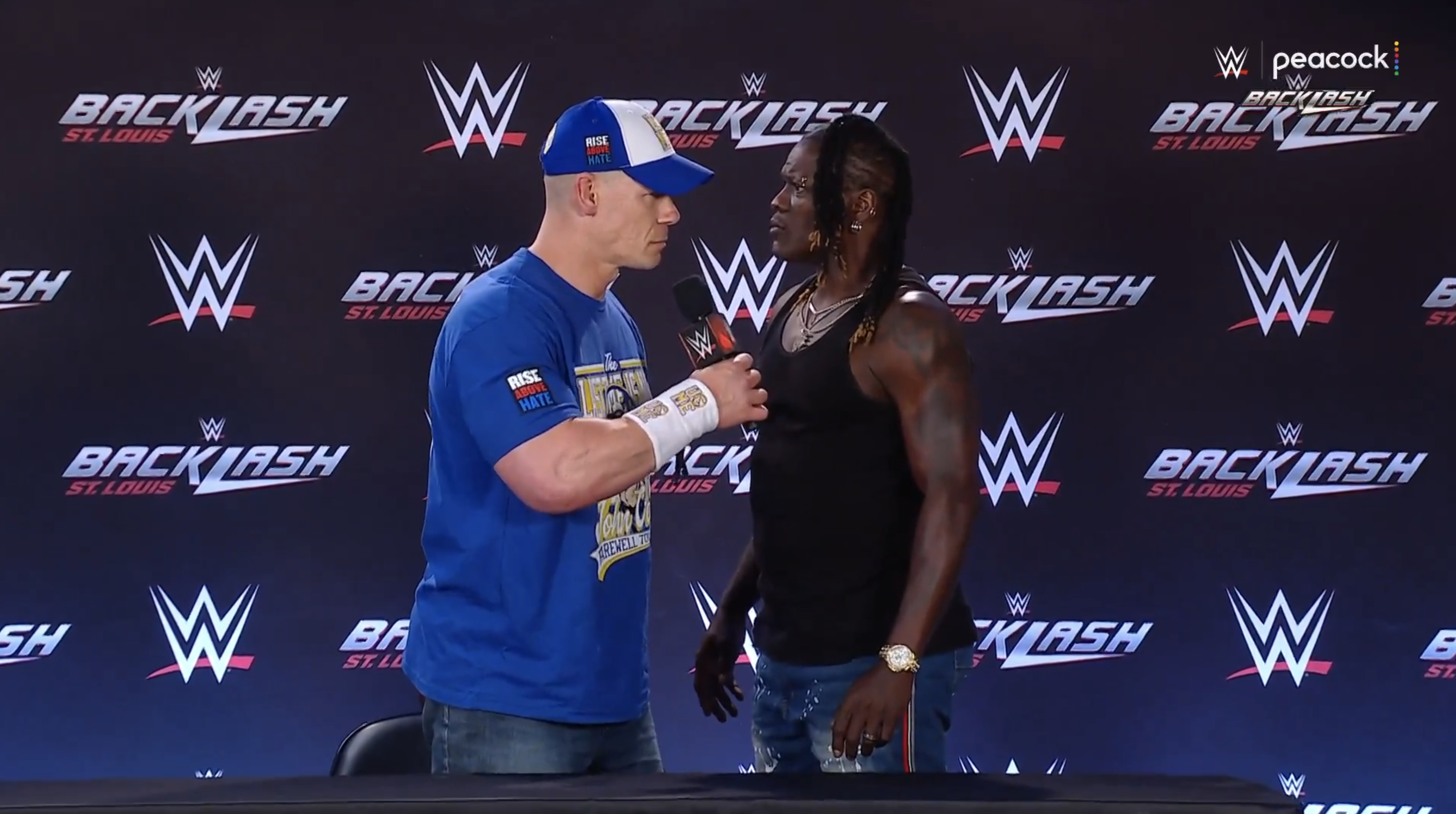 WWE Backlash 2025 Press Conference John Cena R-Truth