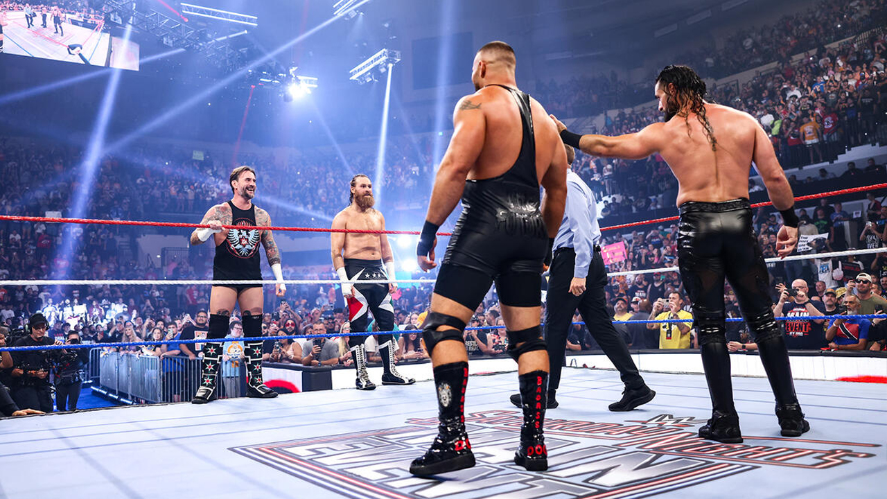 WWE Saturday Night's Main Event CM Punk Sami Zayn Bron Breakker Seth Rollins