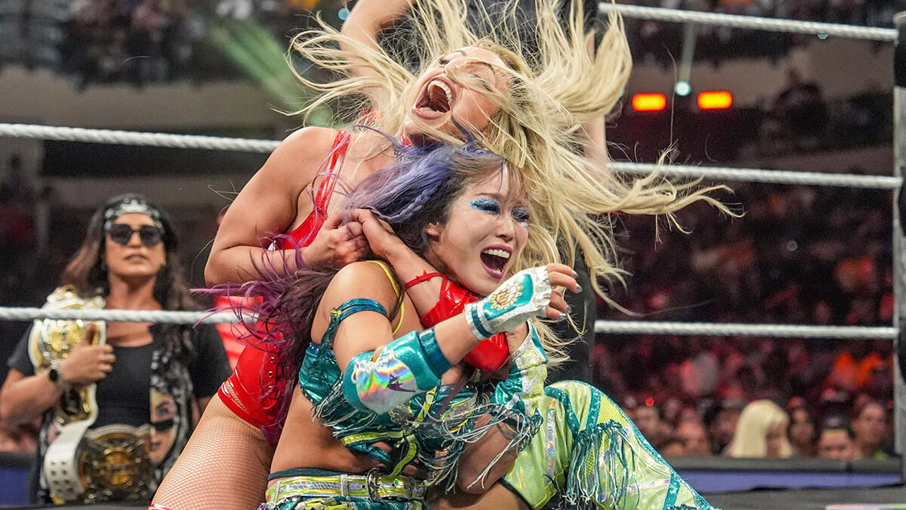 WWE Raw Raquel Rodriguez Liv Morgan Kairi Sane