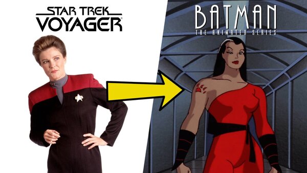 Star Trek Voyager Batman Animated Series Red Claw Kate Mulgrew