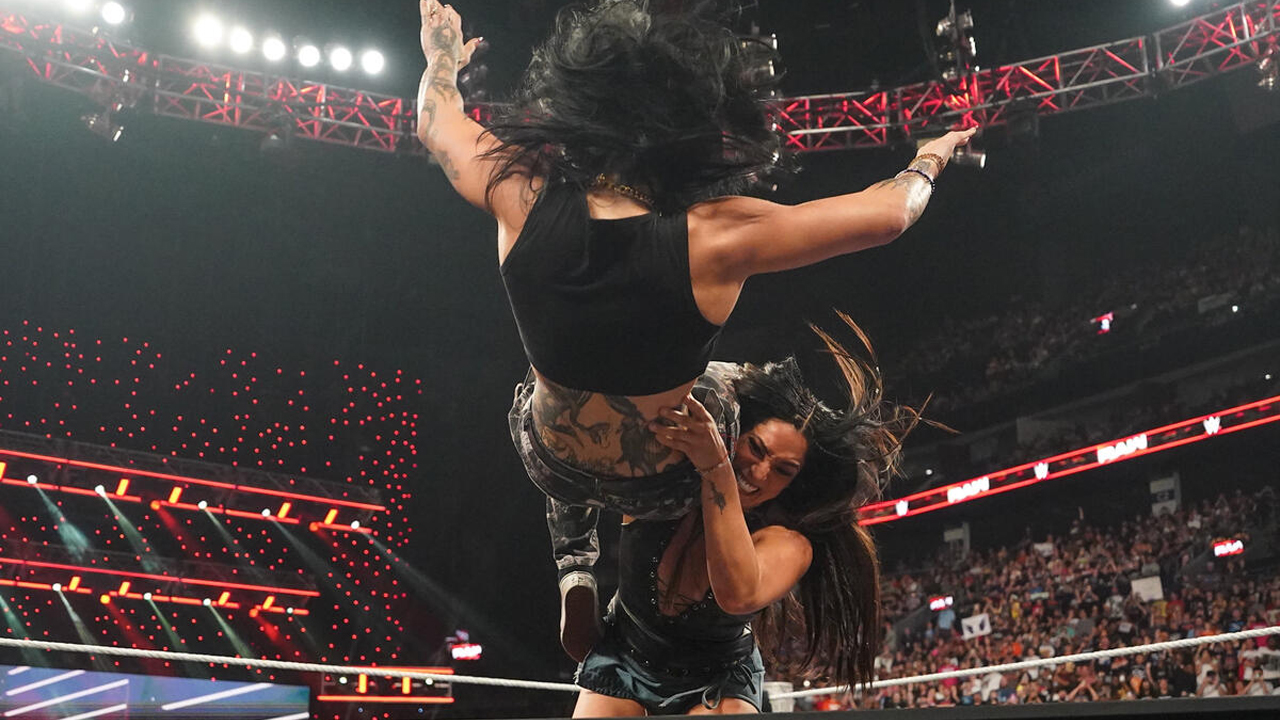 WWE Raw Rhea Ripley Raquel Rodriguez