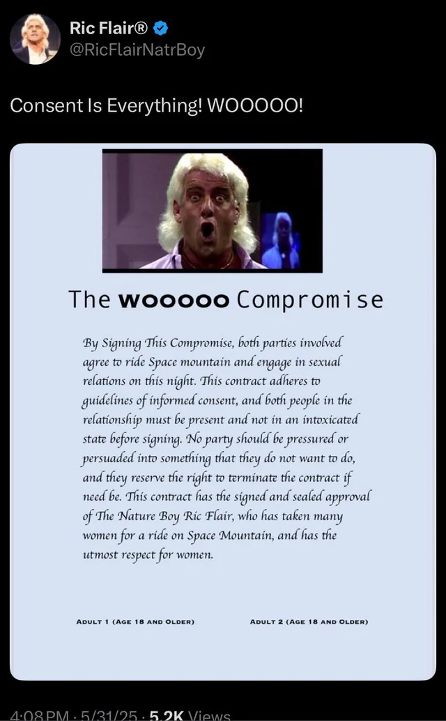 Ric Flair The Wooooo Comprimise
