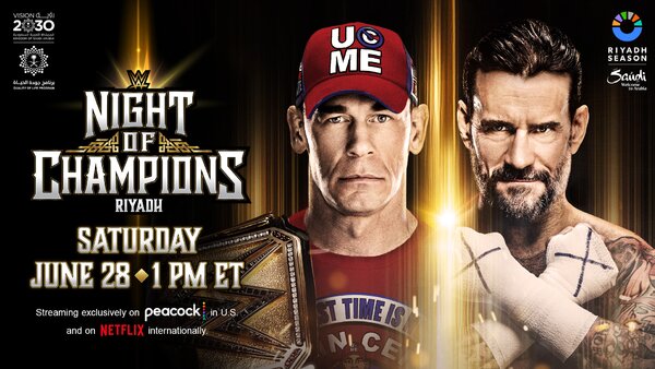 WWE Night Of Champions 2025 John Cena CM Punk
