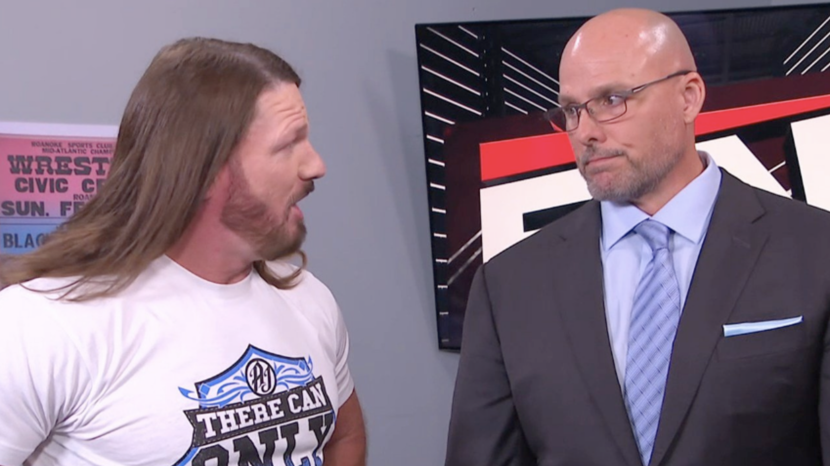 AJ Styles Adam Pearce