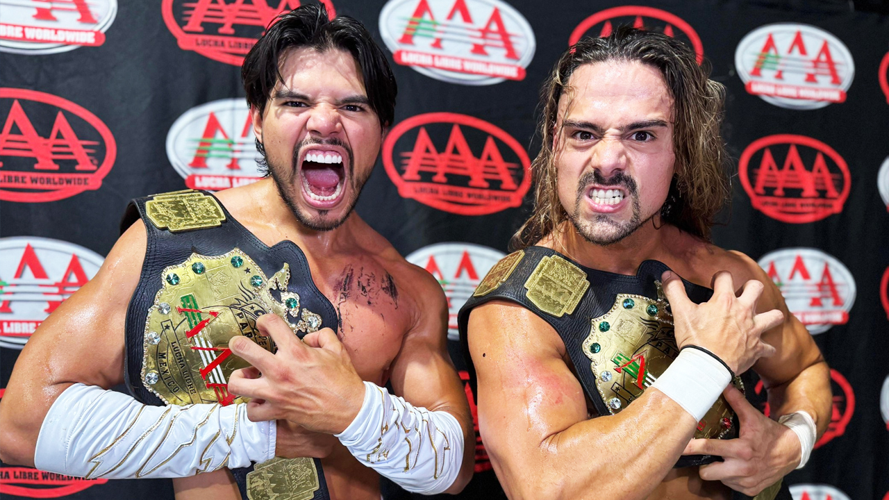 AAA Triplemania 2025 Los Garza Berto Angel