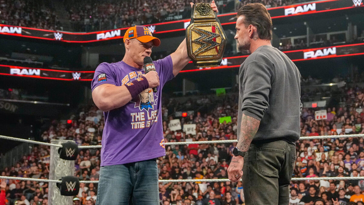 WWE Raw John Cena CM Punk