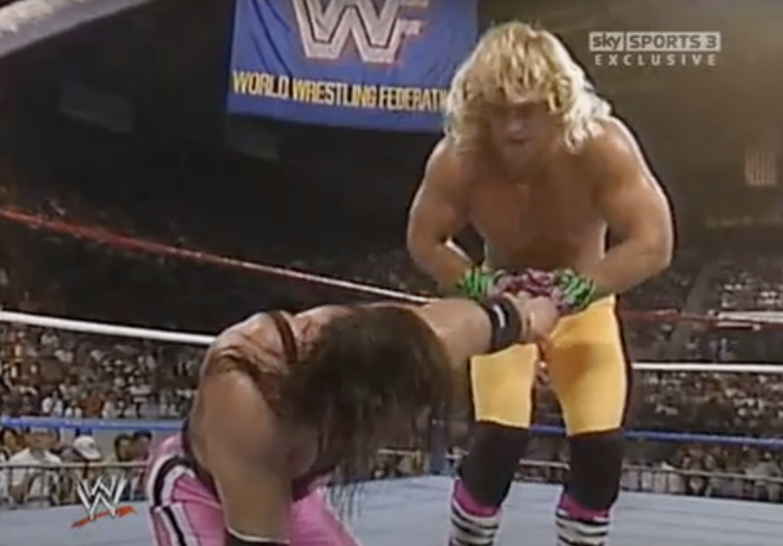 Bret Hart Shawn Michaels 1989