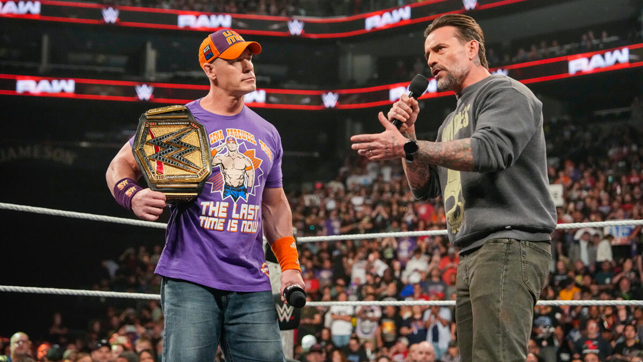 WWE Raw John Cena CM Punk