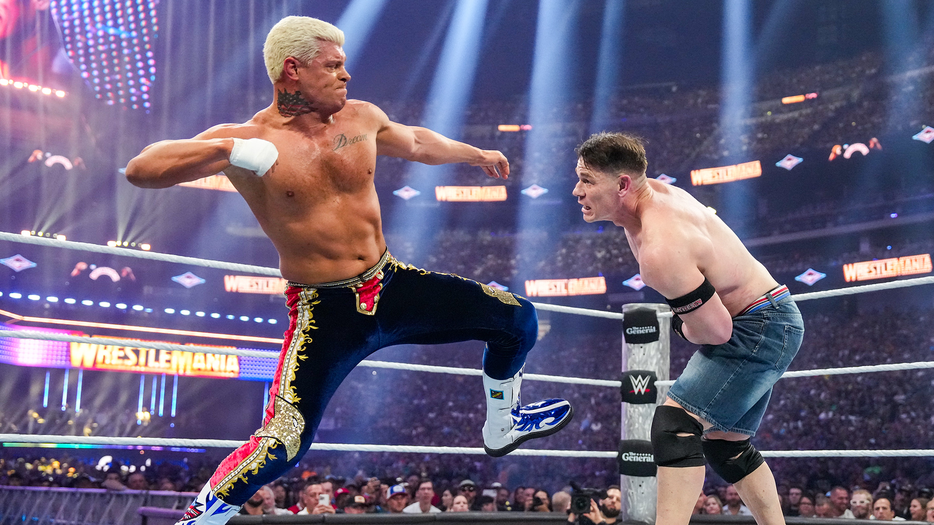 WWE WrestleMania 41 John Cena Cody Rhodes