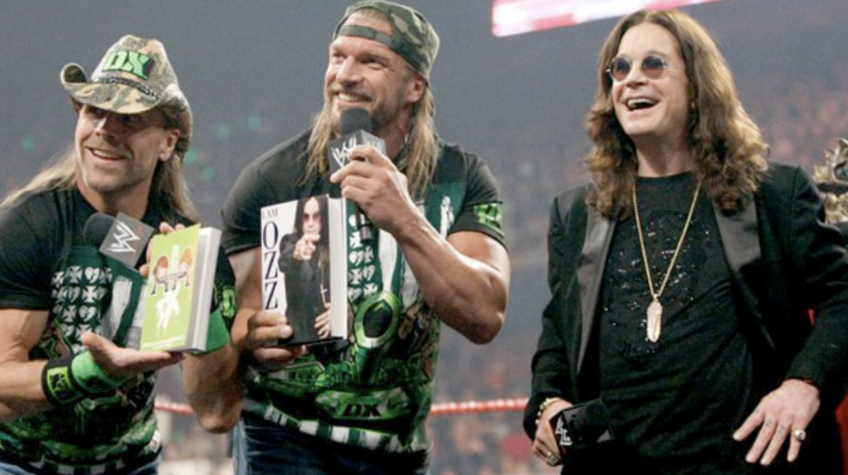 Ozzy Osbourne Triple H Shawn Michaels DX WWE Raw