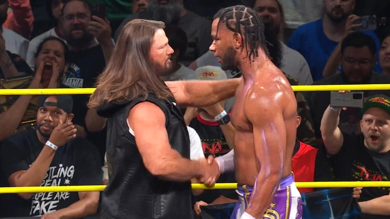 TNA Slammiversary 2025 AJ Styles Leon Slater