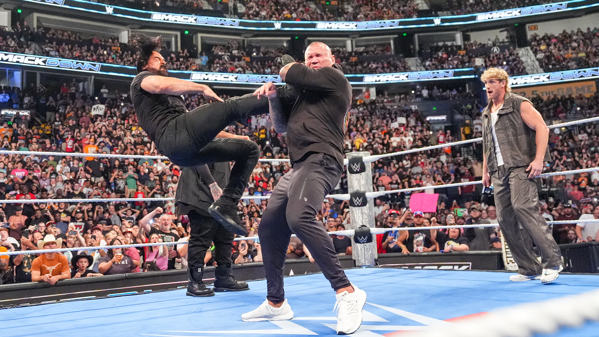 Drew McIntyre Randy Orton Claymore Kick Logan Paul Jelly Roll