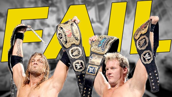 Edge Chris Jericho Tag Team Champions WWE Fail