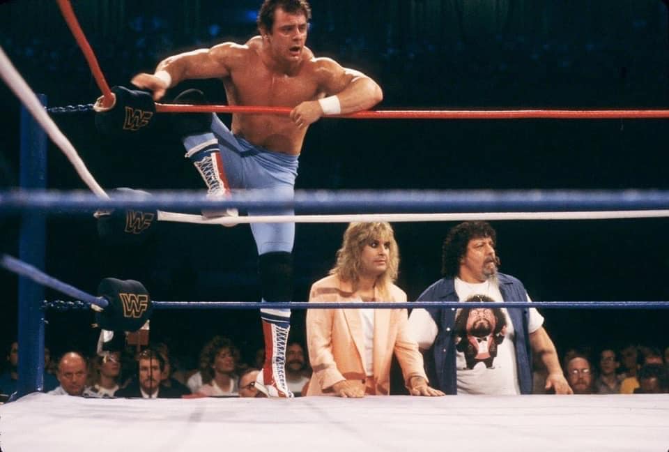 Ozzy Osbourne Lou Albano Dynamite Kid WWE WrestleMania 2