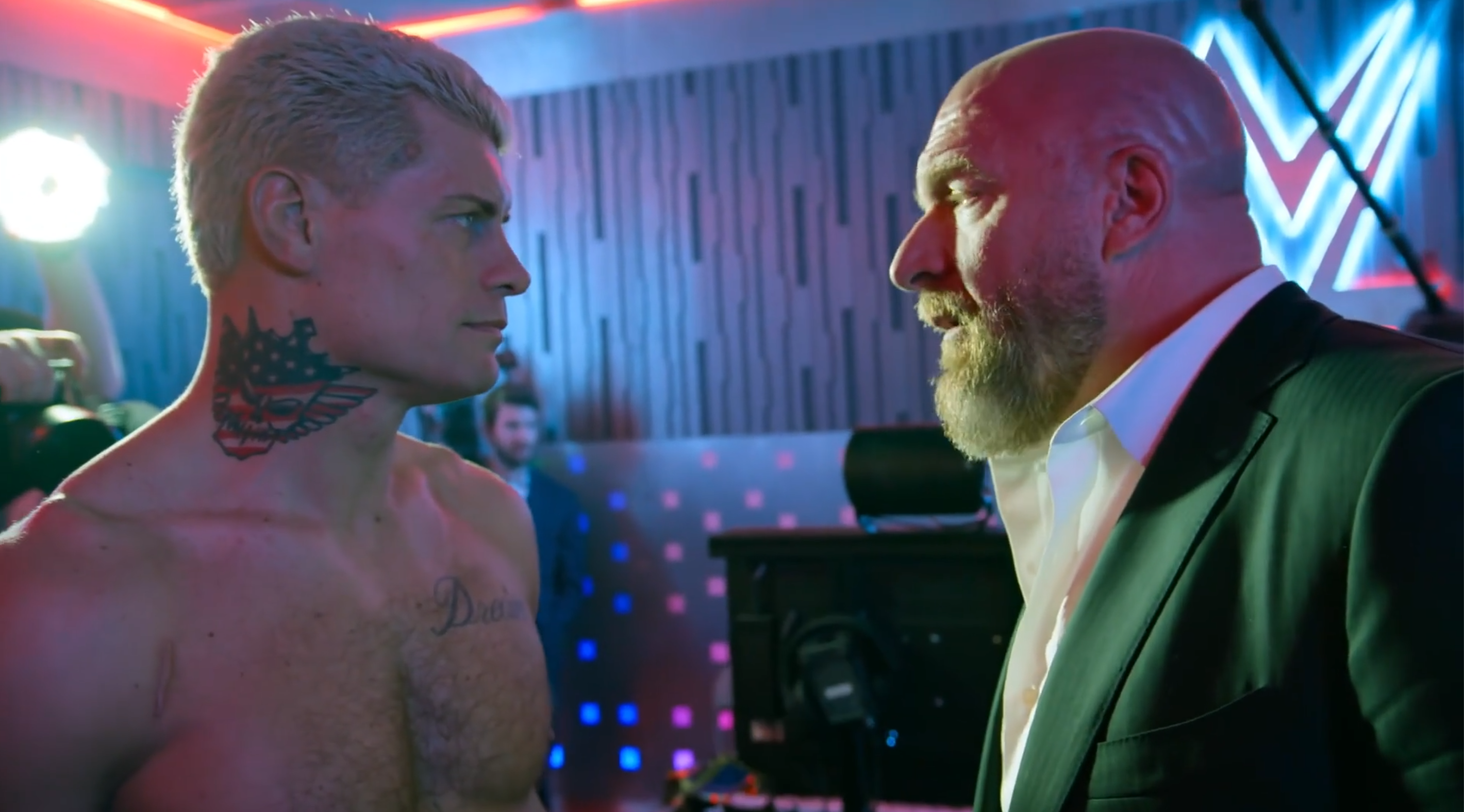 WWE Unreal Triple H Cody Rhodes
