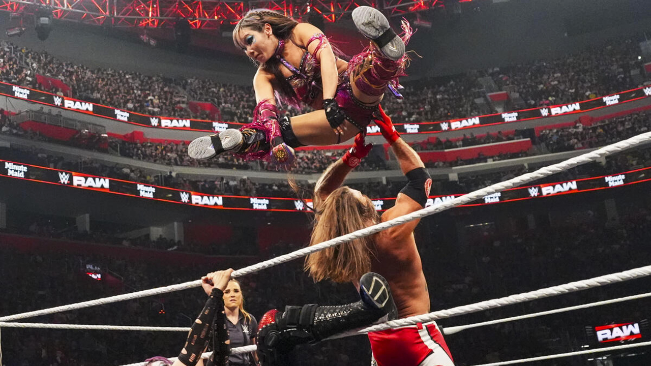 WWE Raw Kabuki Warriors Asuka Kairi Sane AJ Styles