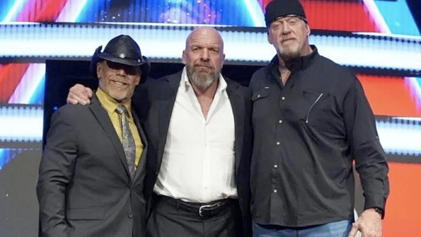 The Undertaker Triple H Shawn Michaels WWE AAA