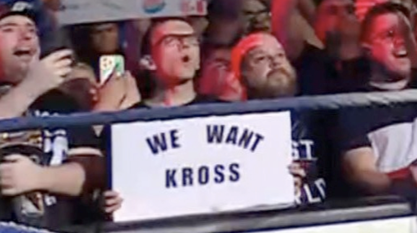 WWE Raw Karrion Kross We Want Kross Fan Sign