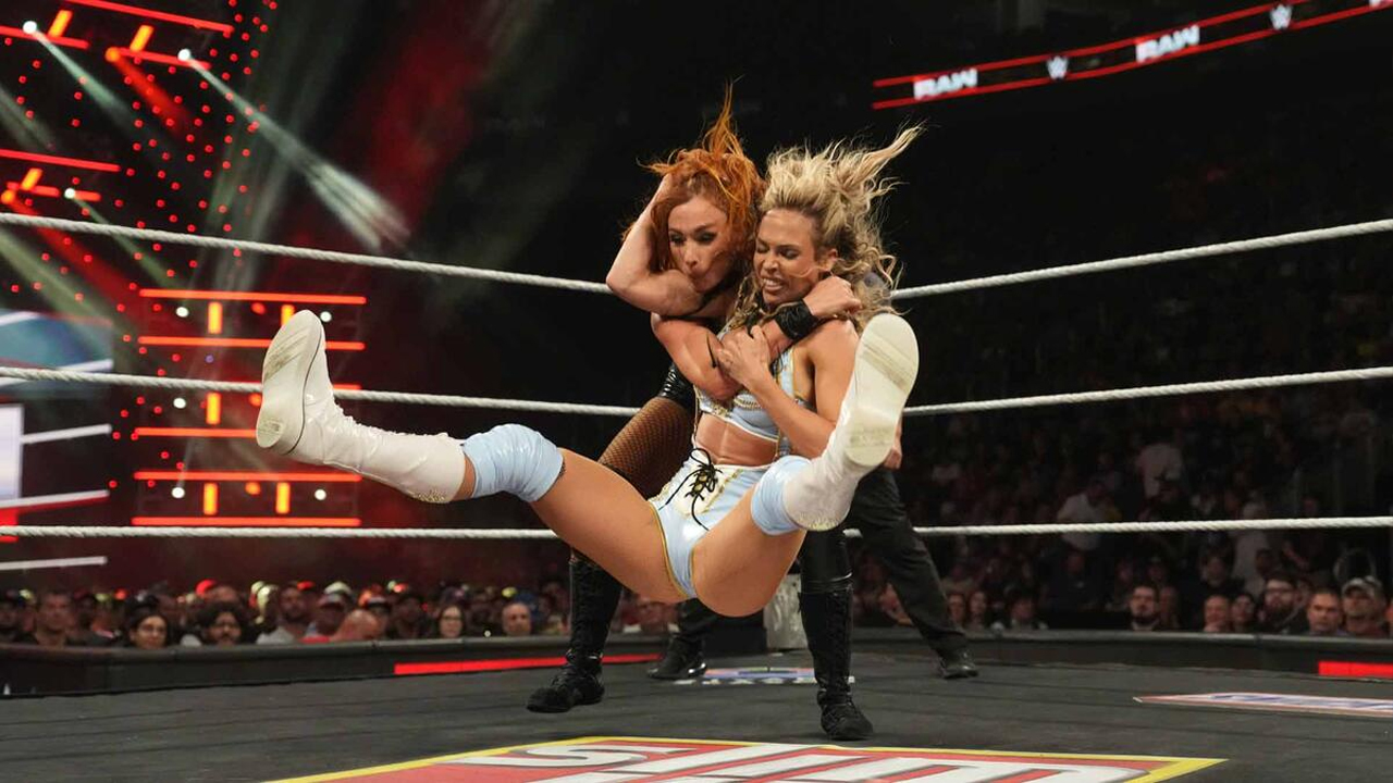 WWE Raw Becky Lynch Maxxine Dupri