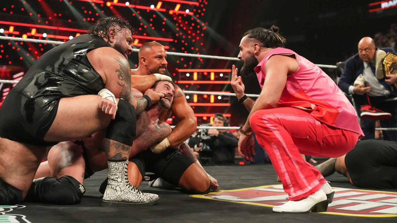WWE Raw Bronson Reed Bron Breakker CM Punk Seth Rollins Paul Heyman