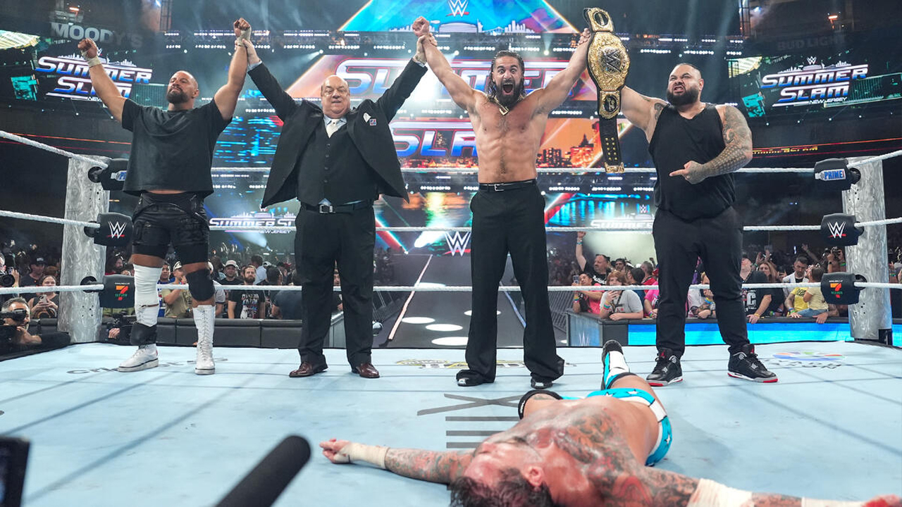 WWE SummerSlam 2025 Bron Breakker Paul Heyman CM Punk Bronson Reed