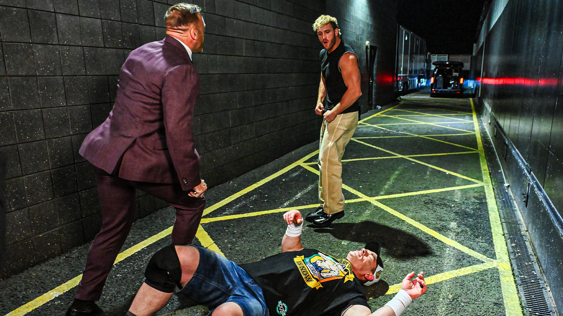 Logan Paul John Cena Nick Aldis