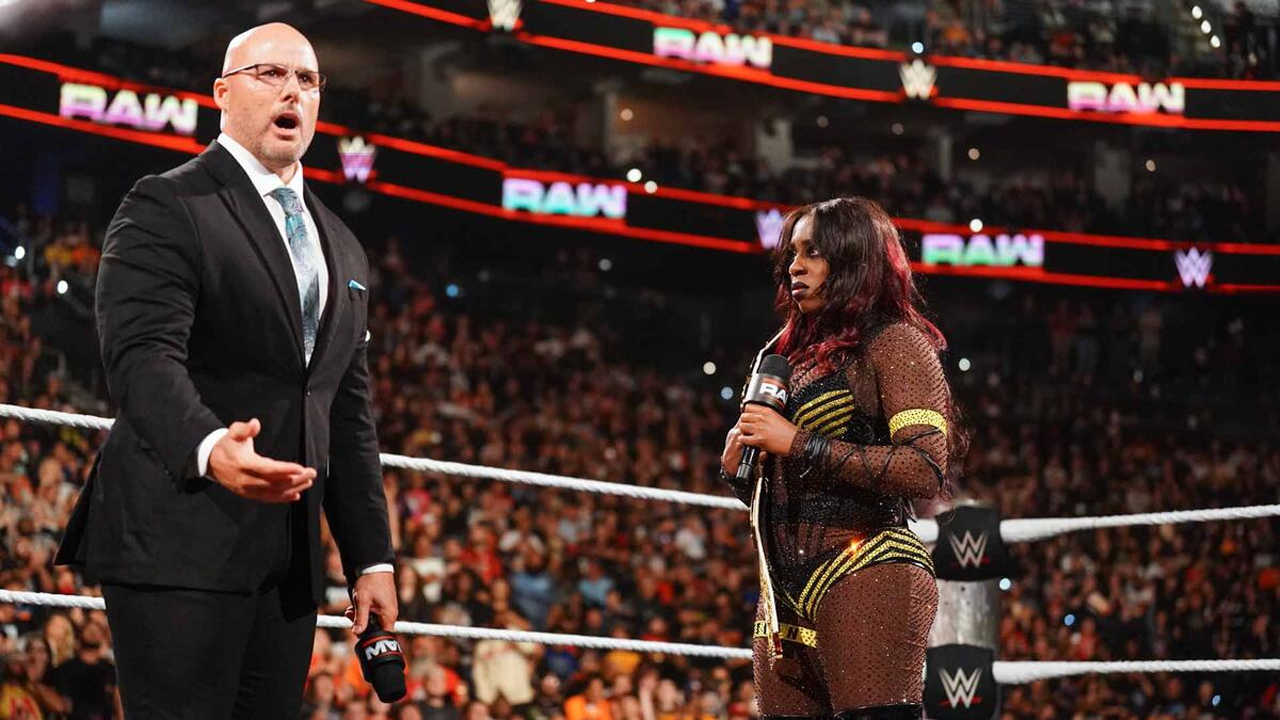 WWE Raw Adam Pearce Naomi