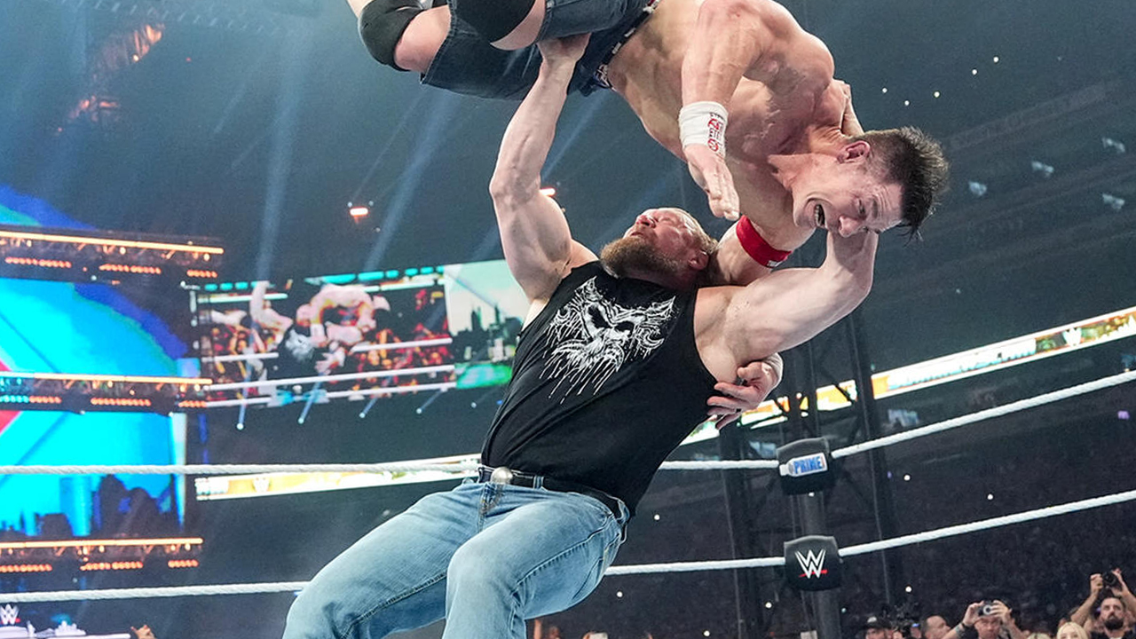WWE SummerSlam 2025 Brock Lesnar John Cena