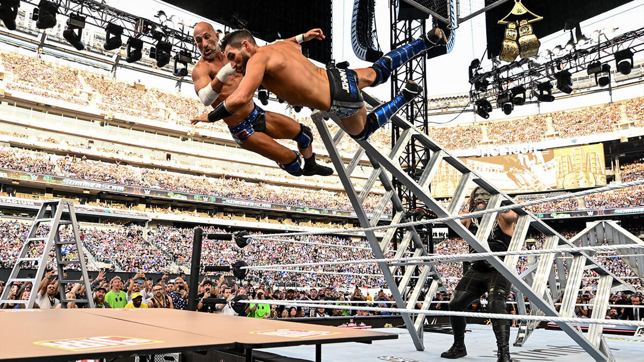 WWE SummerSlam 2025 DIY Tommaso Ciampa Johnny Gargano Uncle Howdy TLC