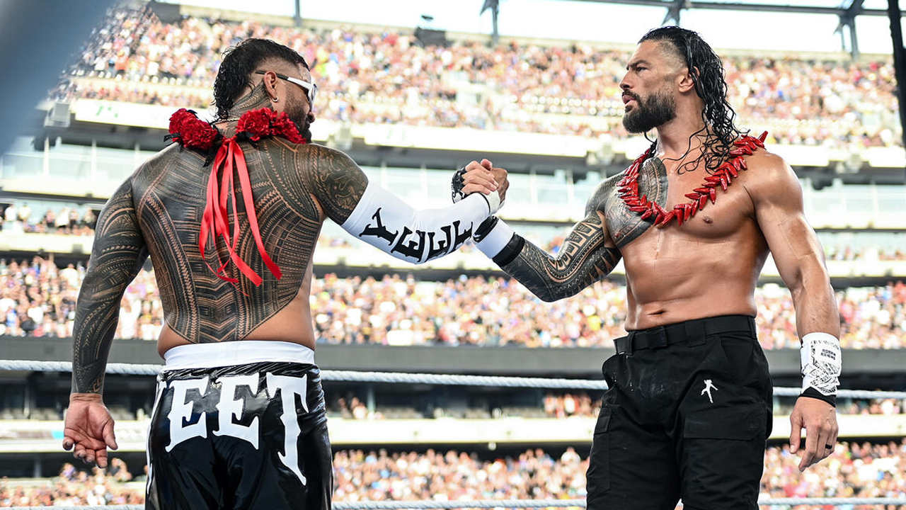 WWE SummerSlam 2025 Jey Uso Roman Reigns